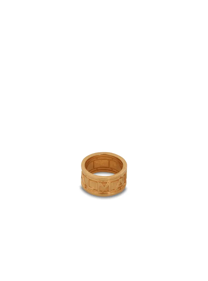 Tubular Ring Gold MenWomen Balmain Fashion Jewelry