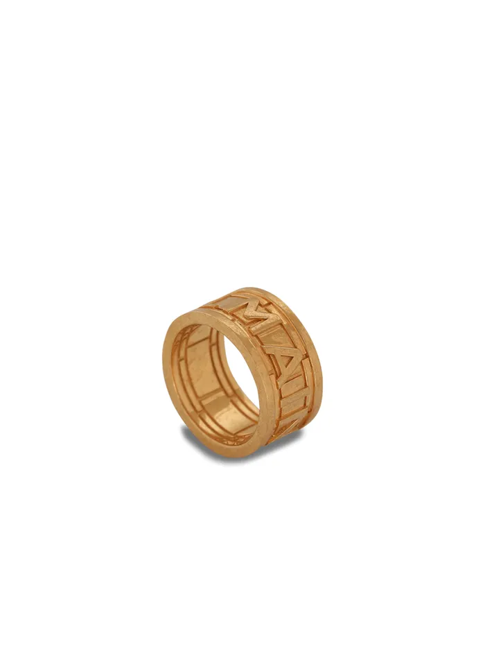 Tubular Ring Gold MenWomen Balmain Fashion Jewelry