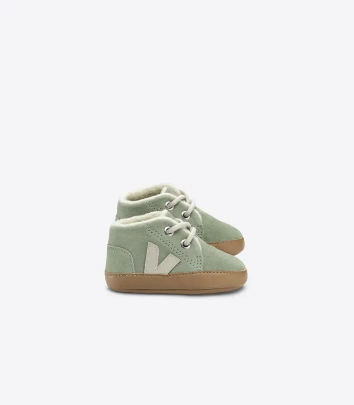 VEJA Baby Kids BABY FURED SUEDE CLAY PIERRE