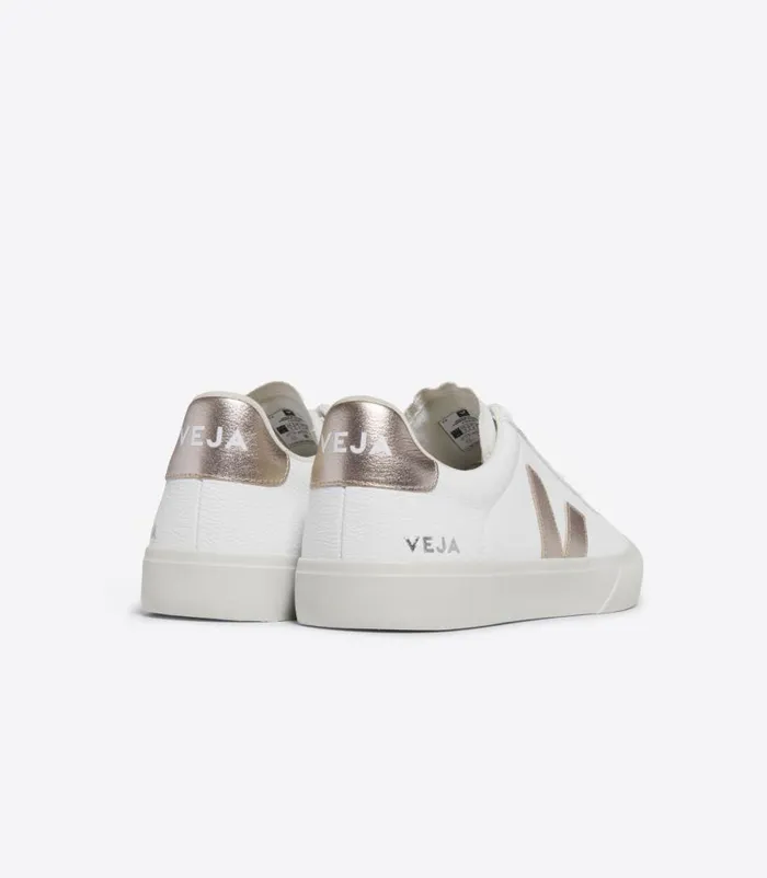 VEJA Campo Women CAMPO LEATHER WHITE PLATINE