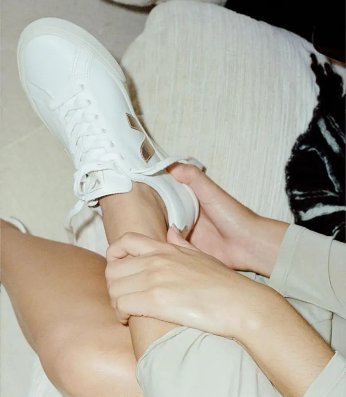 VEJA Campo Women CAMPO LEATHER WHITE PLATINE