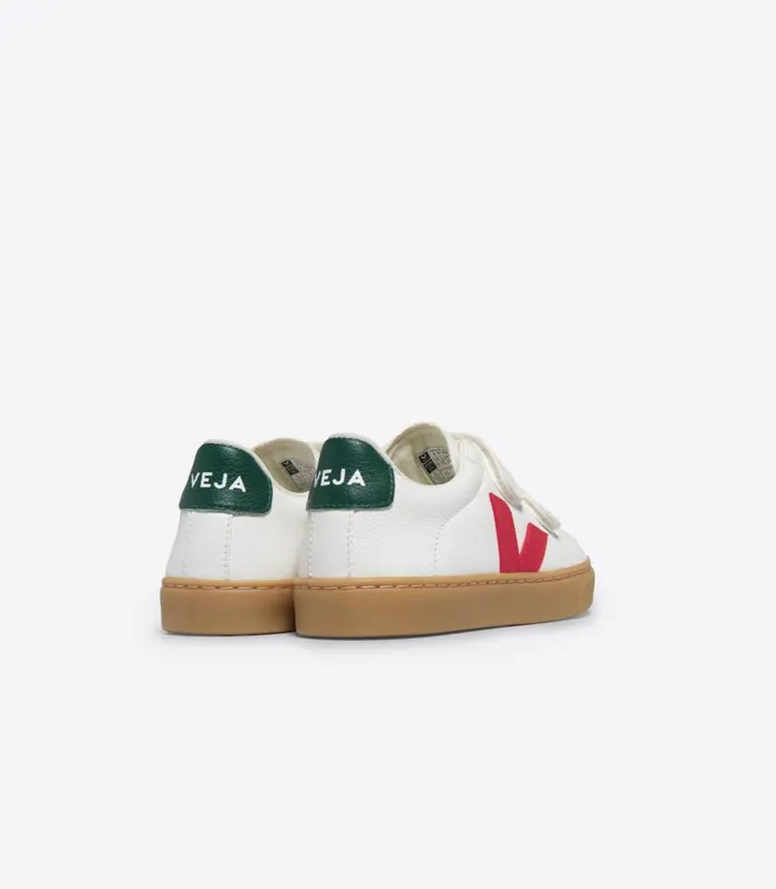 VEJA Esplar Kids ESPLAR LEATHER WHITE PEKIN POKER