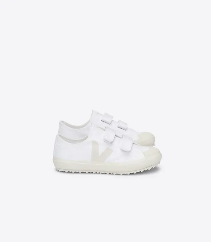 VEJA Ollie and Flip Kids OLLIE CANVAS WHITE PIERRE