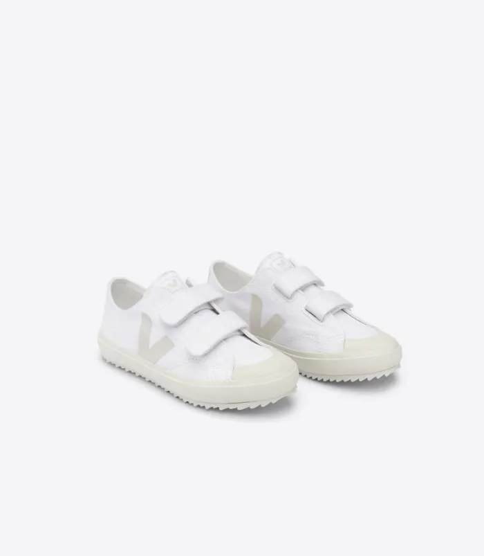 VEJA Ollie and Flip Kids OLLIE CANVAS WHITE PIERRE