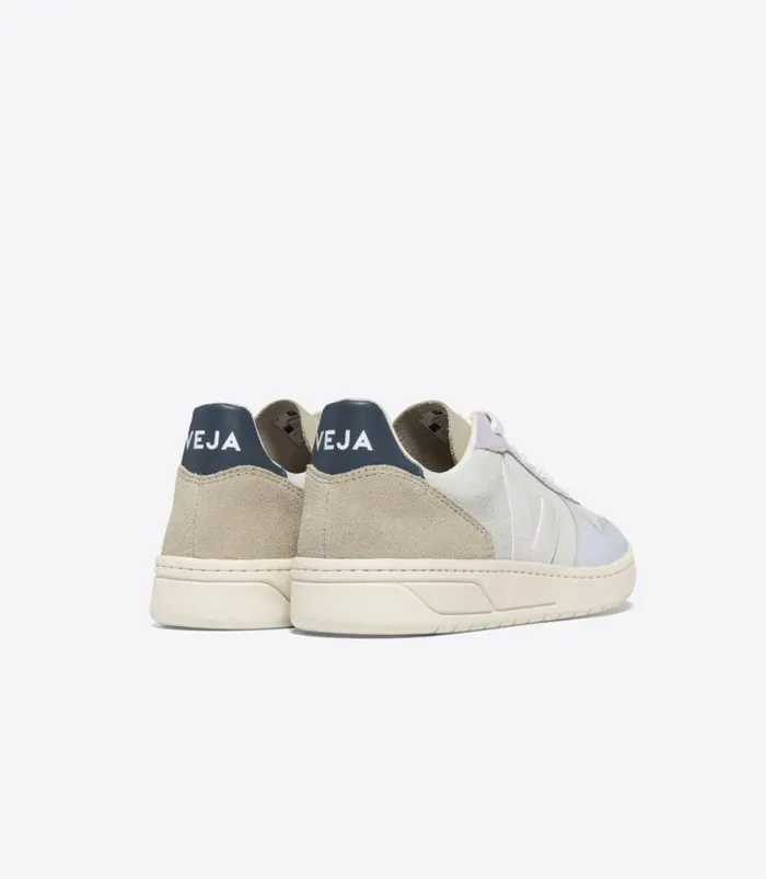 VEJA V10 Women V10 SUEDE JADE WHITE MULTICO