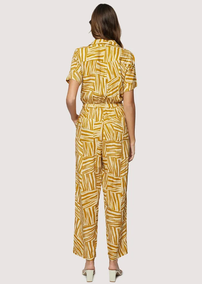 Vintage Vacay Jumpsuit Orangewhitegraphic Women Lost Wander Romper And Jumpsuits