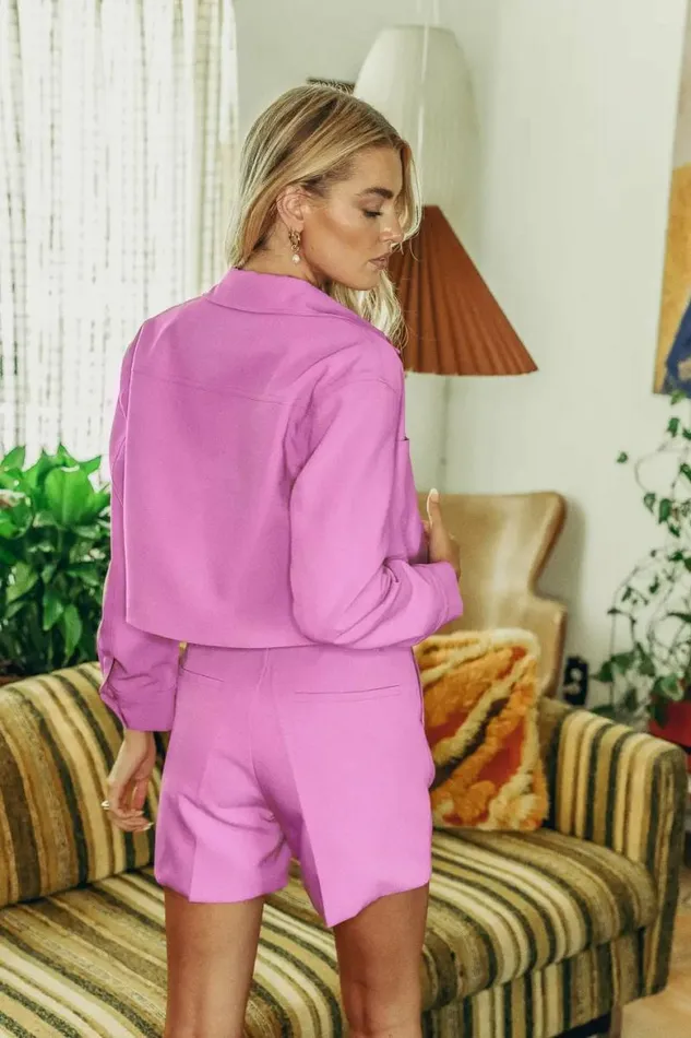 Waldorf Jacket In Pink Pink Women Bohme Outerwear