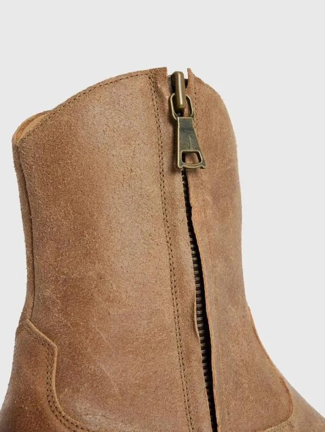 WALKER WESTERN BOOT Lt Brown ShoesLeather John Varvatos Leather Boots