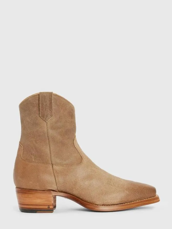 WALKER WESTERN BOOT Lt Brown ShoesLeather John Varvatos Leather Boots