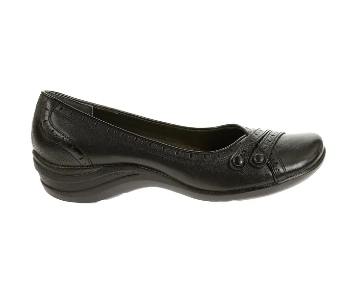Walking Shoes Women Hush Puppies Burlesque Black Leather