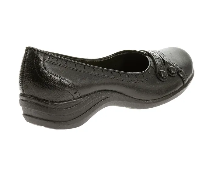 Walking Shoes Women Hush Puppies Burlesque Black Leather