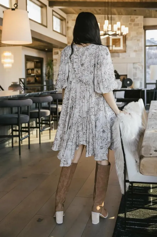 Wildest Dreams Mini Dress Natural Women Bohme Dresses