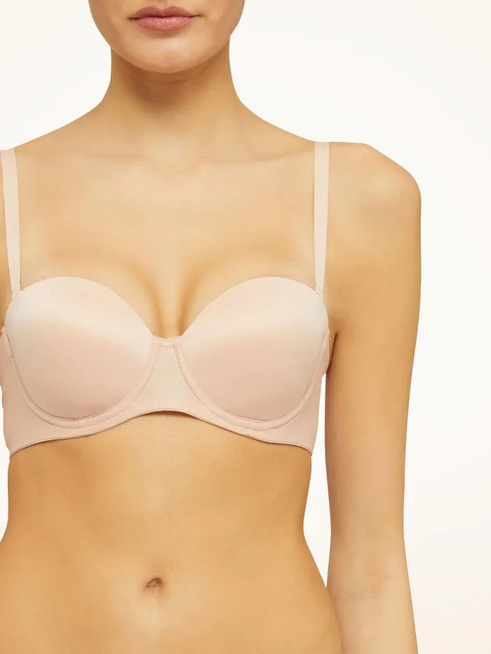 Wolford Bras and Bottoms Sheer Touch Bandeau Bra Rosepowder 8211 Women Wolford Bras and Bottoms Sheer Touch Bandeau Bra Rosepowder 8211 Women