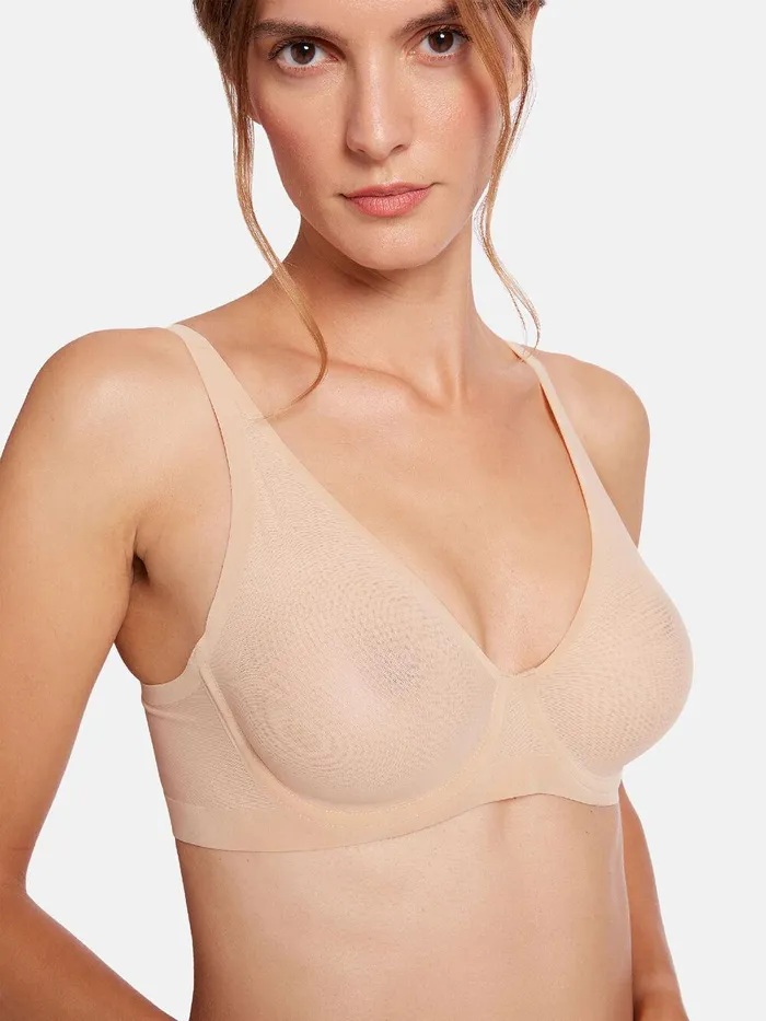 Wolford Bras and Bottoms Tulle Full Bra Nude 8211 Women Wolford Bras and Bottoms Tulle Full Bra Nude 8211 Women