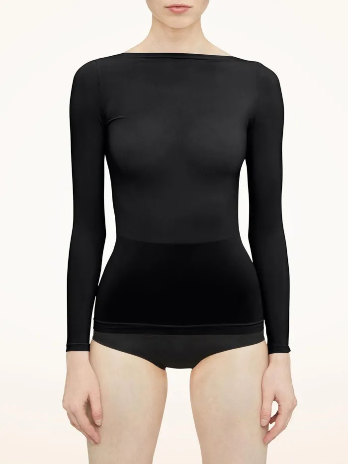 Wolford Longsleeved Tops Buenos Aires Top Long Sleeves Black 8211 Women