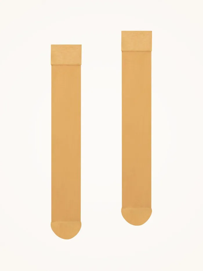 Wolford ThighHighs and KneeHighs Individual 10 KneeHighs Gobi 8211 Women