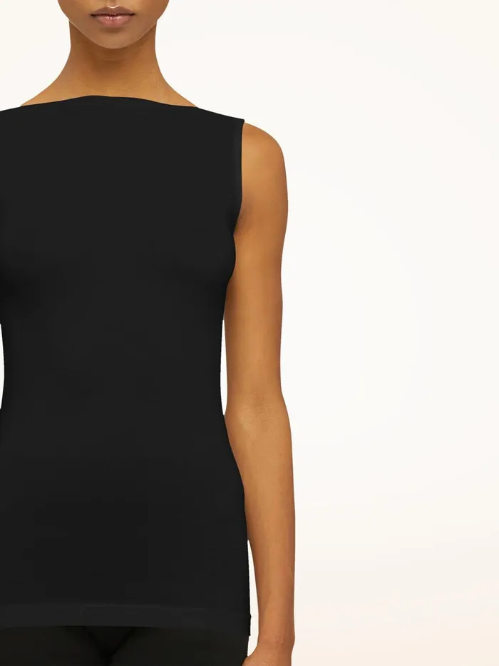 Wolford Tops and Tshirts Aurora Top Sleeveless Black 8211 Women