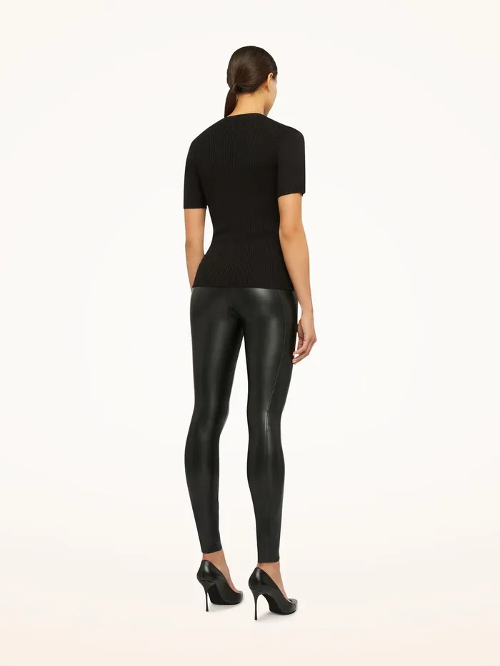 Wolford Tops and Tshirts Cashmere Top Short Sleeves Black 8211 Women
