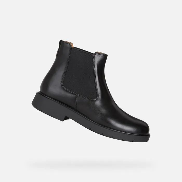 Woman Geox Ankle Boots SPHERICA EC1 C Chelsea Boots Black Woman Geox Black