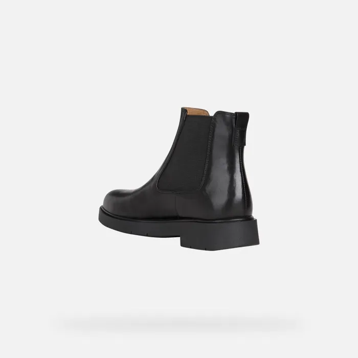 Woman Geox Ankle Boots SPHERICA EC1 C Chelsea Boots Black Woman Geox Black