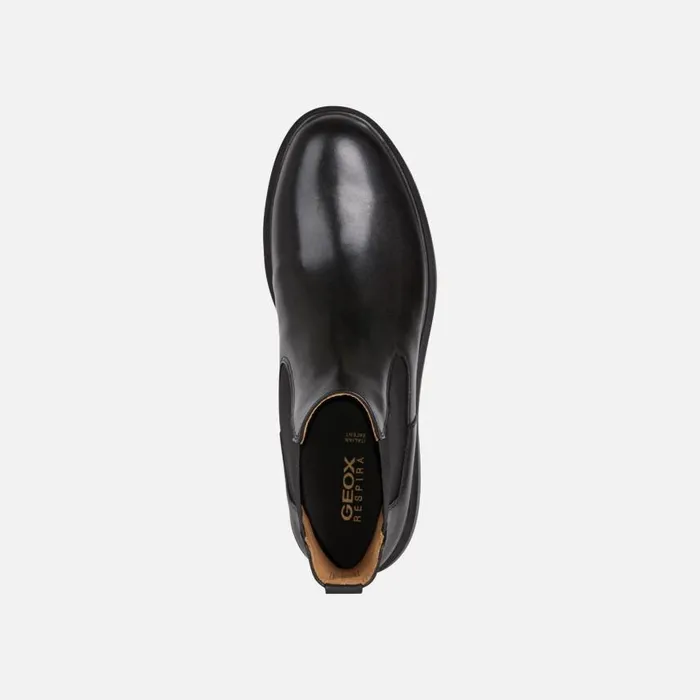Woman Geox Ankle Boots SPHERICA EC1 C Chelsea Boots Black Woman Geox Black