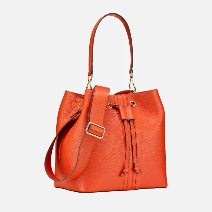 Woman Geox Bags ANDRENNE WOMAN Orange Shoulder Bag Orange