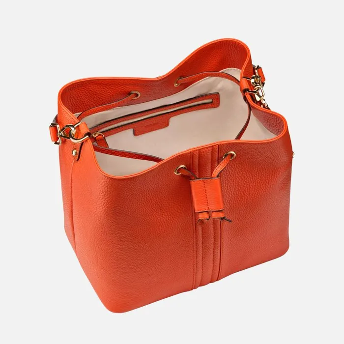Woman Geox Bags ANDRENNE WOMAN Orange Shoulder Bag Orange