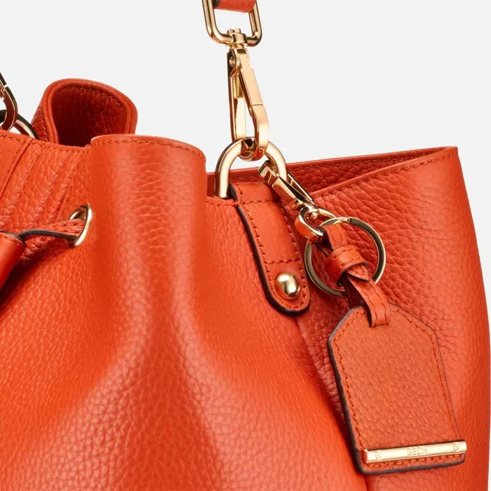 Woman Geox Bags ANDRENNE WOMAN Orange Shoulder Bag Orange