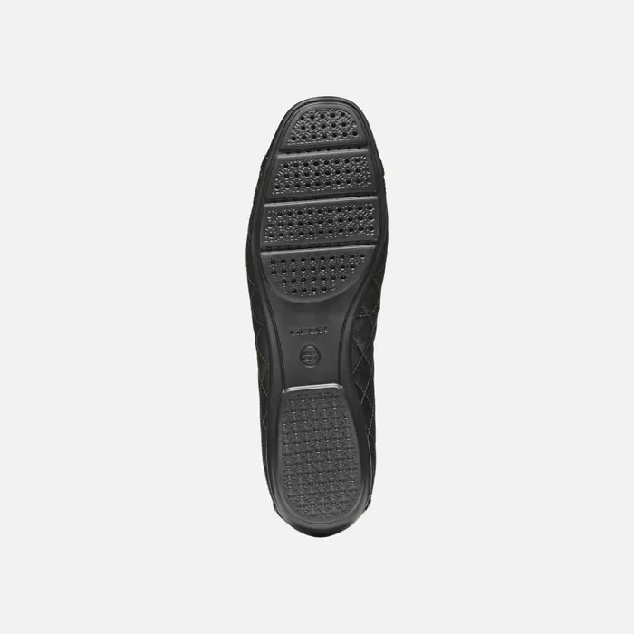 Woman Geox Ballerinas ANNYTAH WOMAN Black Leather Ballerina Flats Black