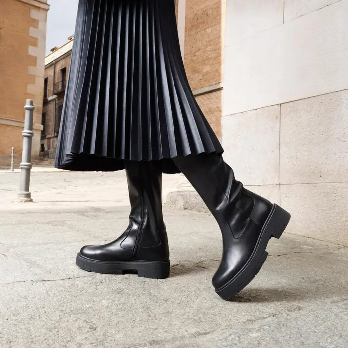 Woman Geox Boots SPHERICA EC7 F High Boots Black Woman Geox Black