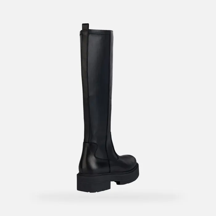 Woman Geox Boots SPHERICA EC7 F High Boots Black Woman Geox Black