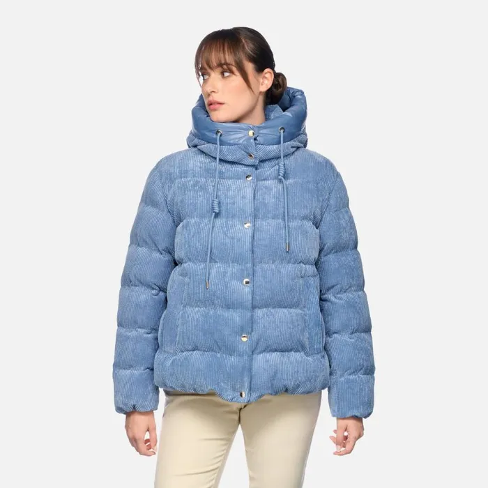 Woman Geox Jackets LOISIA WOMAN Infinity Quilted Jacket Infinity