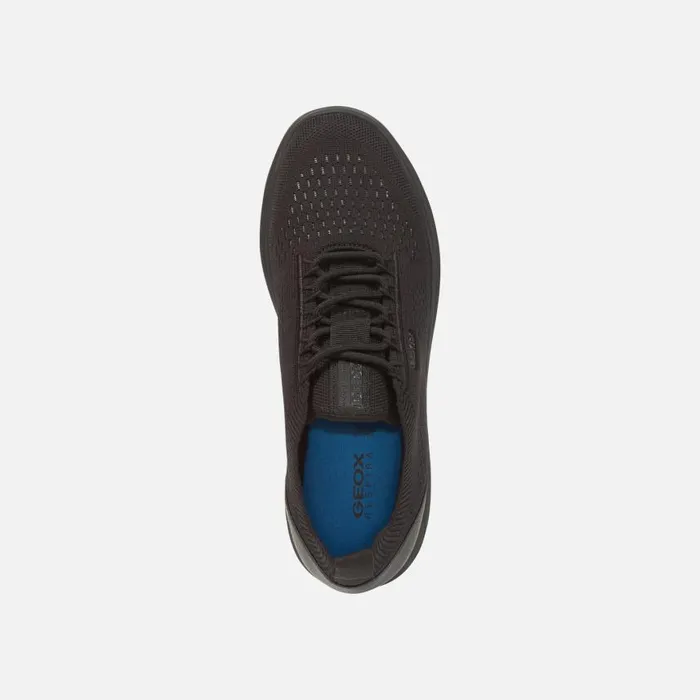Woman Geox Sneakers SPHERICA A Low Top Sneakers Black Woman Geox Blackblack
