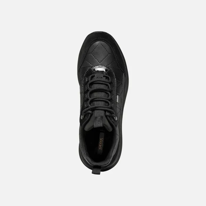Woman Geox Sneakers SPHERICA ACTIF X2 ABX WOMAN Black Waterproof Trainers Black