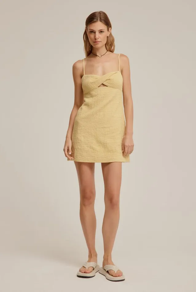Woman Venroy Dresses Twist Bodice Mini Dress