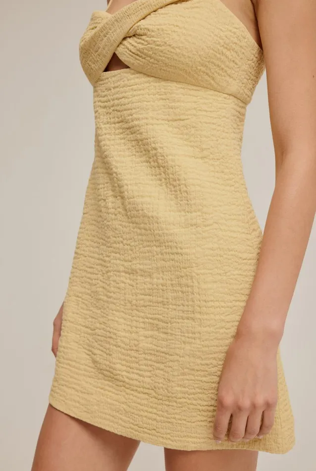 Woman Venroy Dresses Twist Bodice Mini Dress