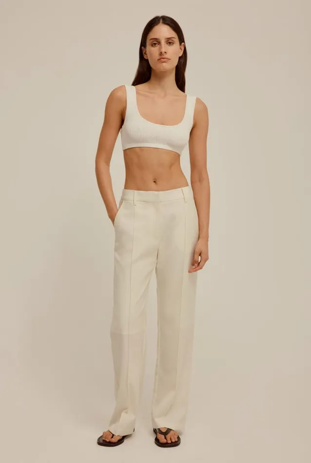 Woman Venroy Pants Wool Tailored Trouser