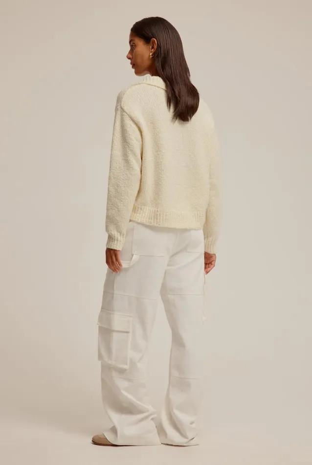 Woman Venroy Sweaters Wool Open Neck Sweater