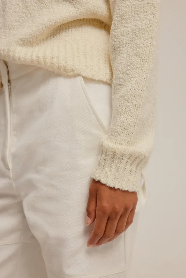 Woman Venroy Sweaters Wool Open Neck Sweater