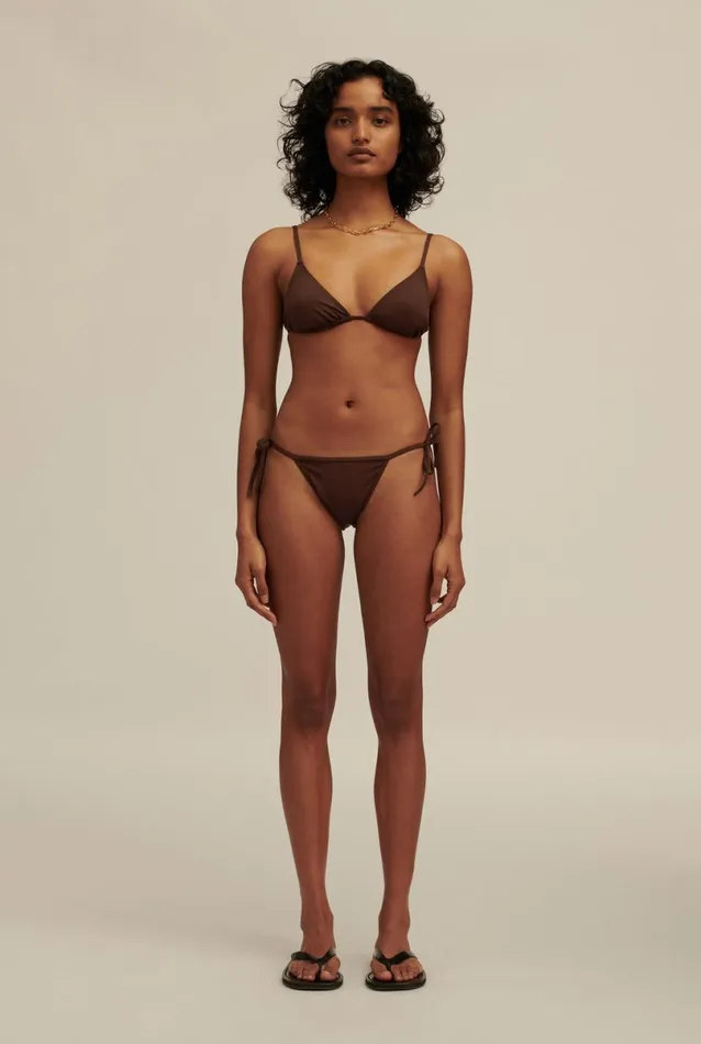 Woman Venroy Swim and Separates String Bikini Brief