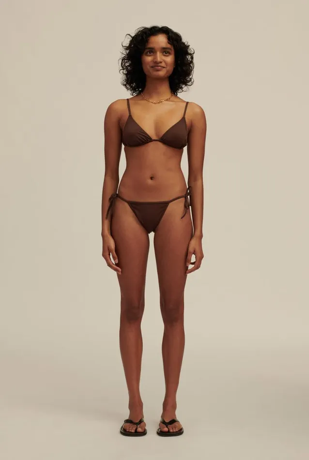 Woman Venroy Swim and Separates String Bikini Brief