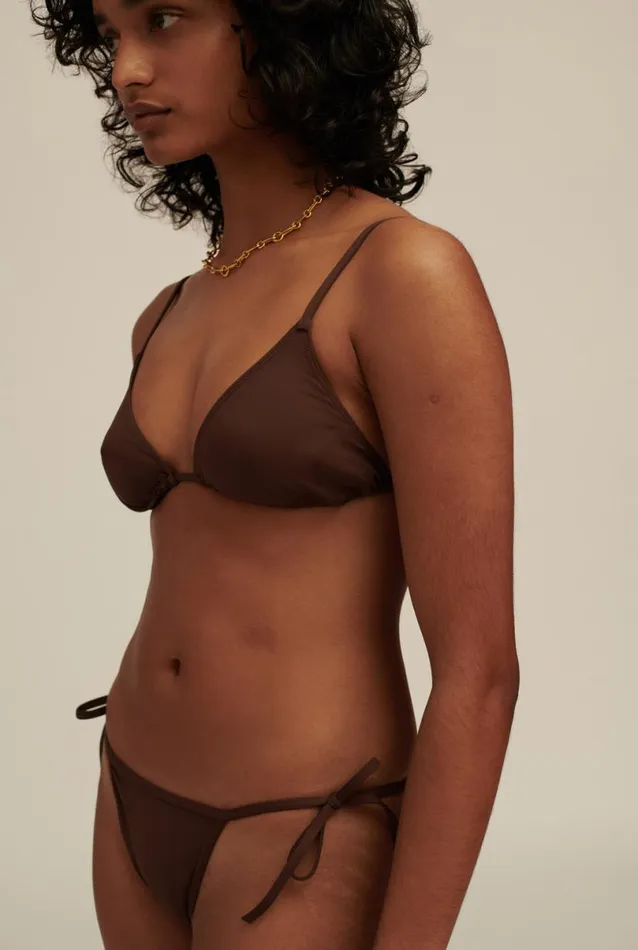 Woman Venroy Swim and Separates String Bikini Brief