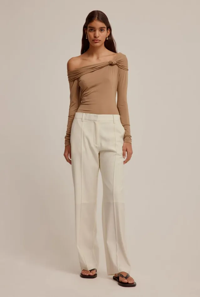 Woman Venroy Tops Long Sleeve Off Shoulder Bodysuit