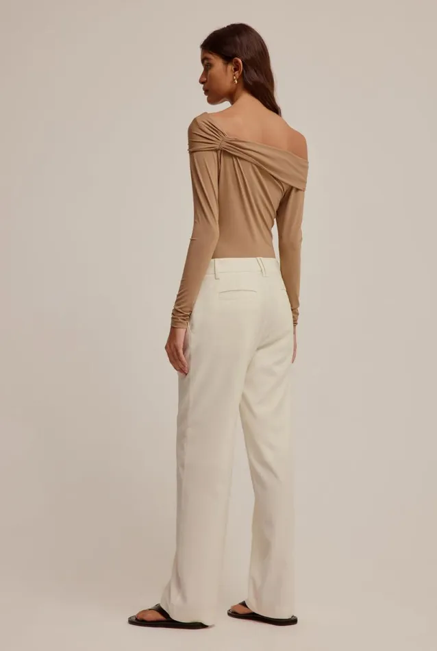 Woman Venroy Tops Long Sleeve Off Shoulder Bodysuit