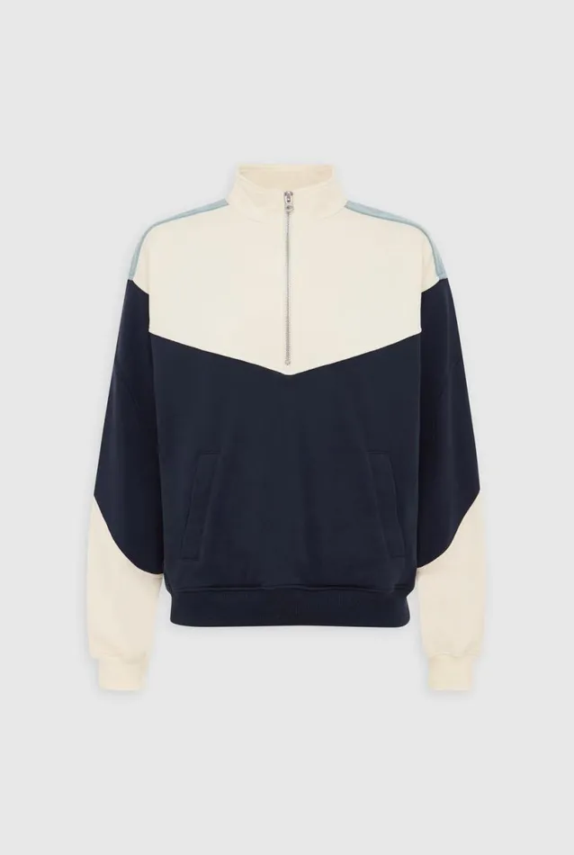 Woman Venroy Track Panelled Track Sweater