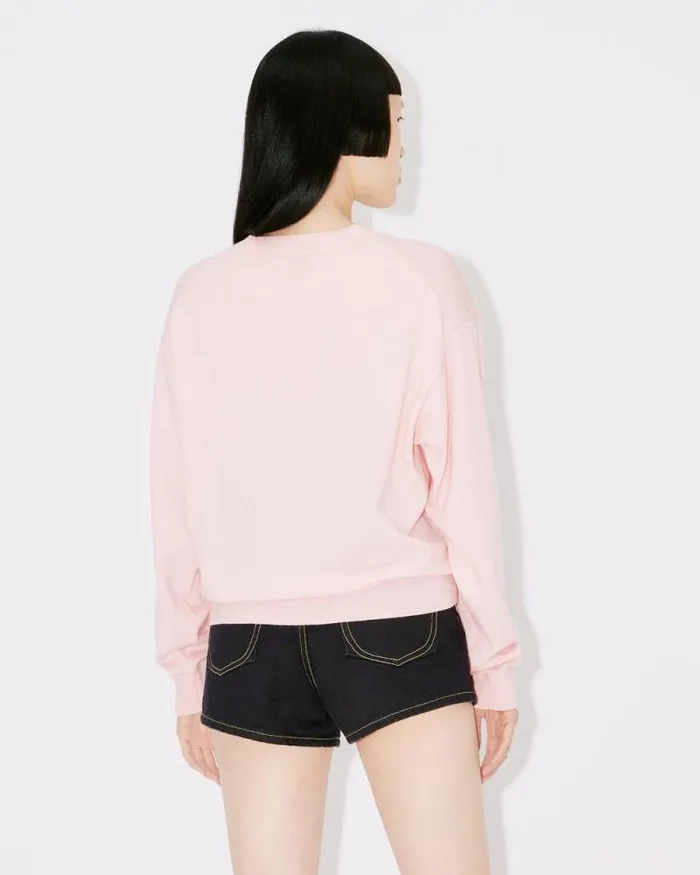 Women 039Boke Flower039 Embroidered Jumper Faded Pink Kenzo Sweaters And Cardigans