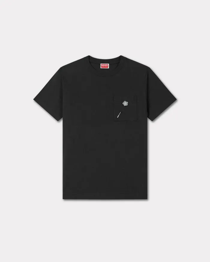 Women 039Boke Flower039 Embroidered Loose Tshirt In Cotton Black Kenzo Tshirts And Polos Women 039Boke Flower039 Embroidered Loose Tshirt In Cotton Black Kenzo Tshirts And Polos