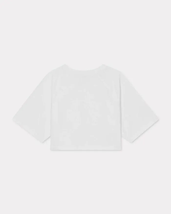 Women 039Boke Flower 20039 Boxy Tshirt White Kenzo Tshirts And Polos
