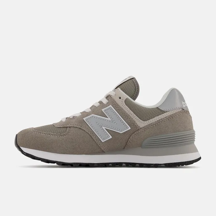 Women 574 Core Grey With White New Balance Lifestyle Women 574 Core Grey With White New Balance Lifestyle