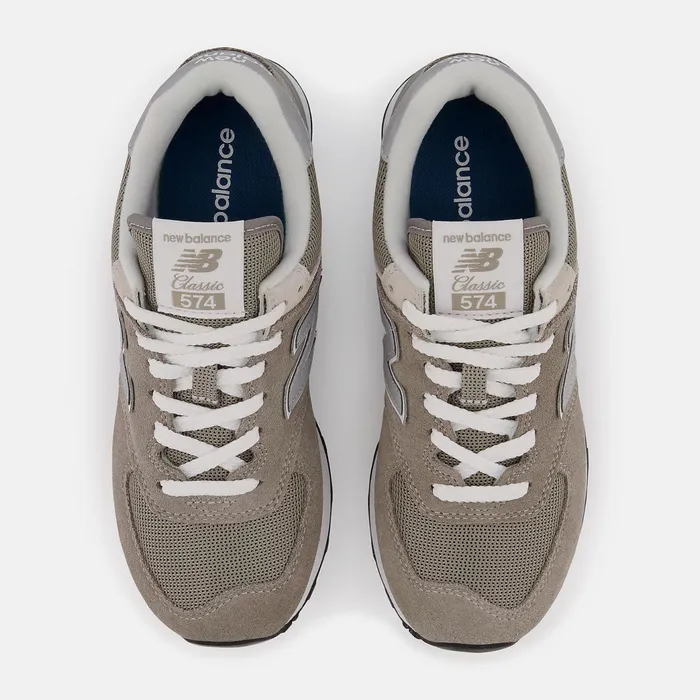 Women 574 Core Grey With White New Balance Lifestyle Women 574 Core Grey With White New Balance Lifestyle